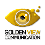 Logo golden view communication