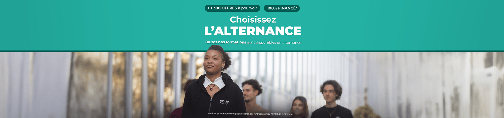 L'alternance 1300 postes 100% financé