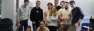 Les étudiant en robotique de Ynov Bordeaux pendant le challenge 48h