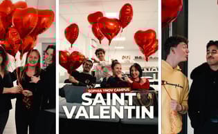 Saint-Valentin à Sophia Ynov Campus