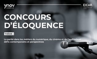 affiche concours d'éloquence Ynov