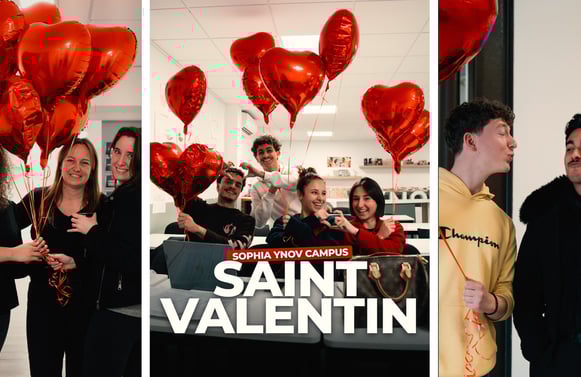 Saint-Valentin à Sophia Ynov Campus