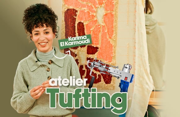 FABRYK : atelier tufting au programme de la filière Architecture d'intérieur !
