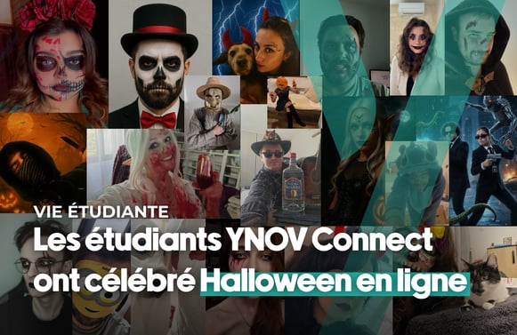 Halloween s’est invité dans les couloirs virtuels d’YNOV Connect