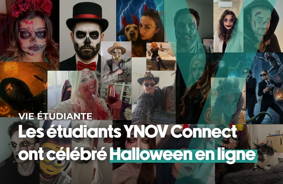Halloween s’est invité dans les couloirs virtuels d’YNOV Connect