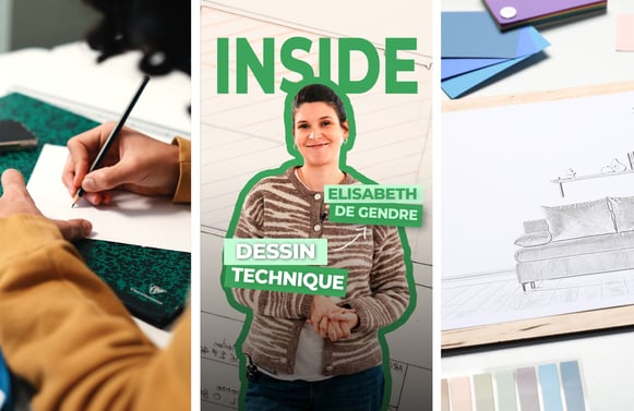 Inside architecture d'intérieur dessin technique SYC