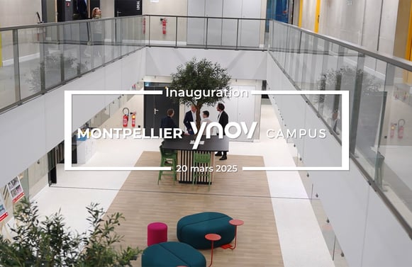 Vidéo rétrospective de l'inauguration de Montpellier Ynov Campus 20 mars 2025