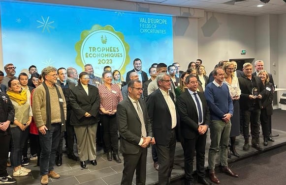 Photo des nominés et lauréats des Trophées Économiques 2023 Val d'Europe