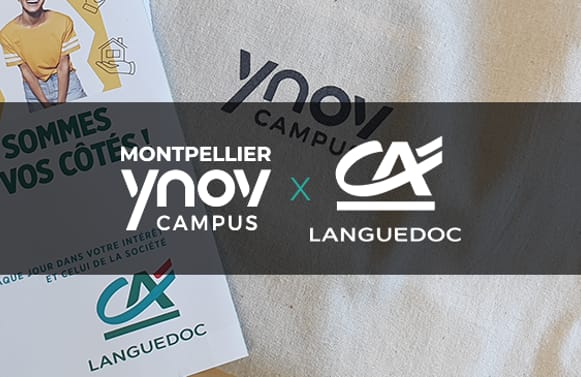 YNOV Montpellier signe un partenariat avec le Crédit Agricole