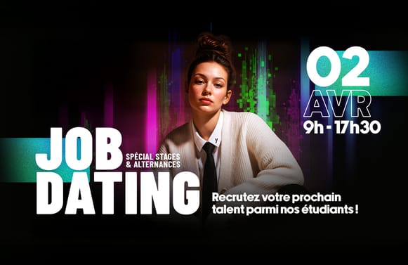 JOB DATING - 02 avril 2026, Recrutez votre alternant ou stagiaire avec Montpellier Ynov Campus