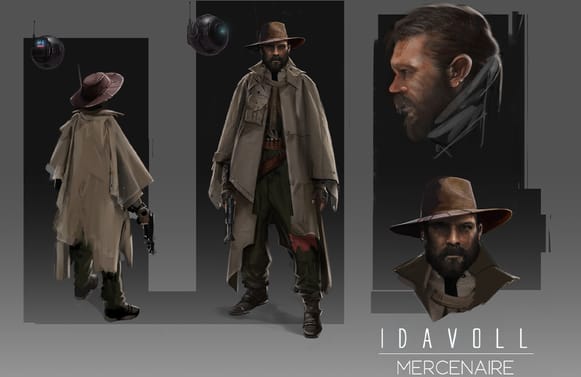 ILLUSTRATION - IDAVOLL MERCENAIRE