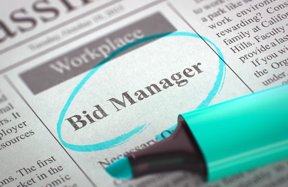 métier Bid manager
