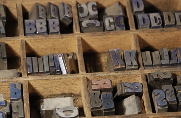 Métier de Typographe