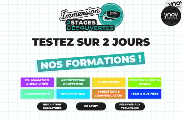Stages découvertes octobre 2024
