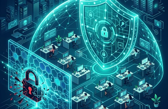 Image avec un cadenas représentant le milieu de la cybersécurité
