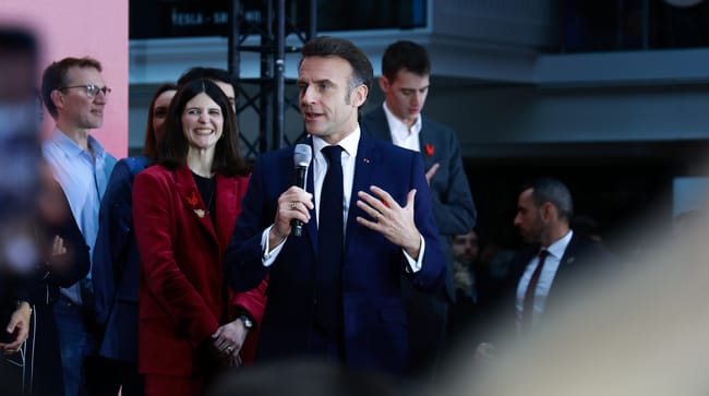 Emmanuel Macron Ia Summit