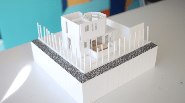Projet fin de semestre - première année - architecture d'intérieur - maquette 1