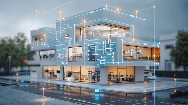 Bâtiment numérique et réel