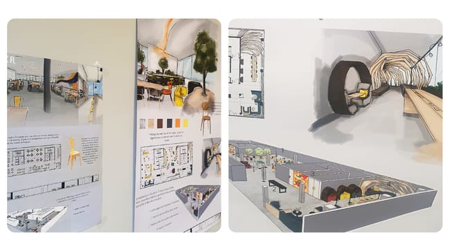 Cit'Ynov, aménagement d'inspiration Street Art