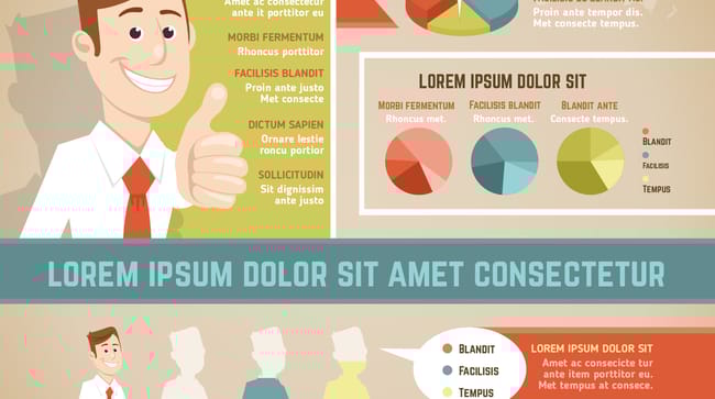 infographie avec personnages