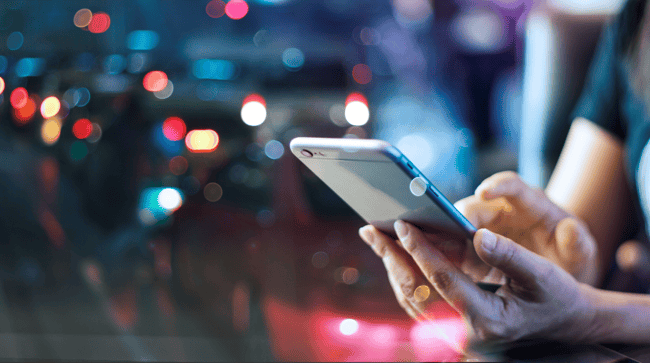 Mobile App sur smartphone