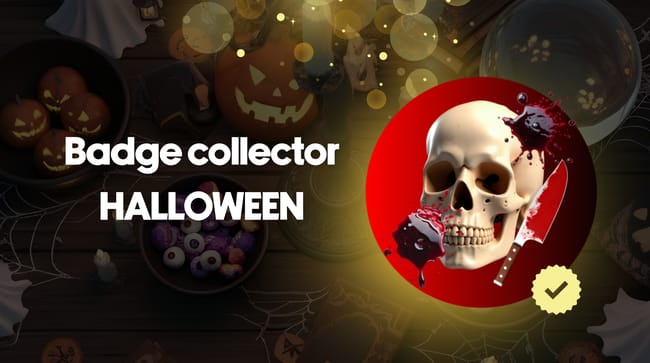 Campus gamifié - Badge Halloween