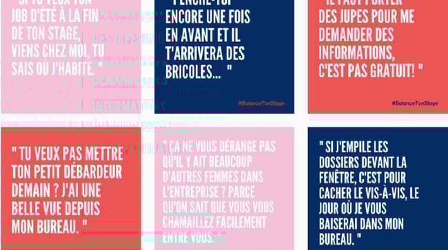 harcèlement sexuel au travail