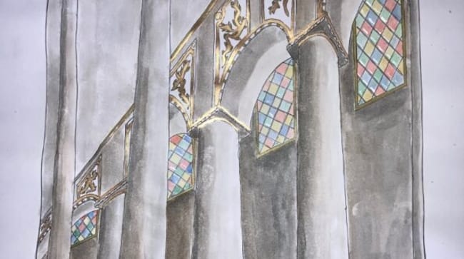 Projet architecture d'intérieur Aquarelle