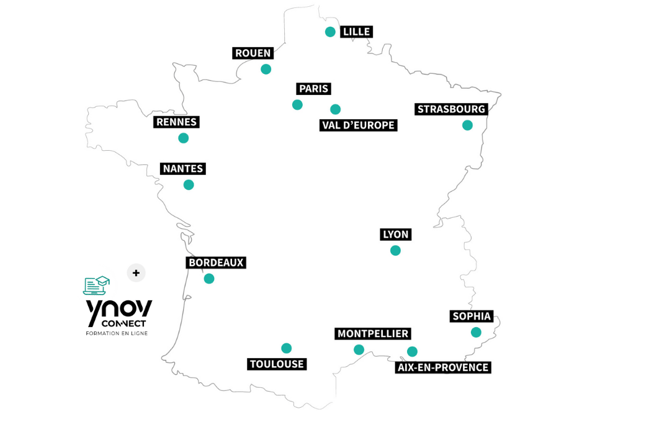 Carte France Ynov