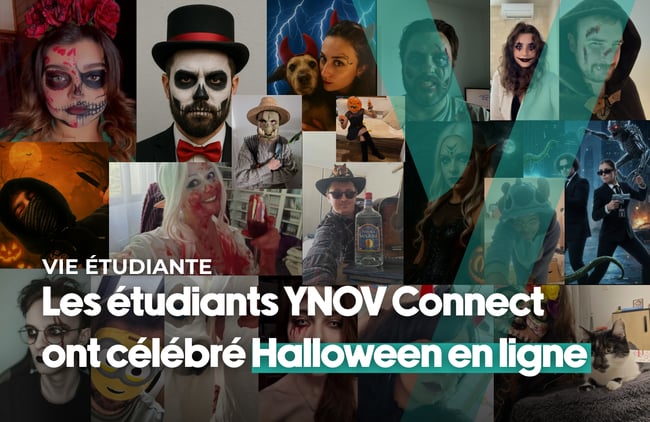 Halloween s’est invité dans les couloirs virtuels d’YNOV Connect