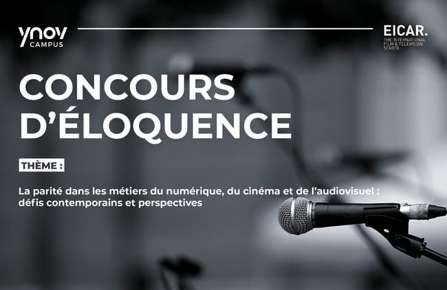 affiche concours d'éloquence Ynov