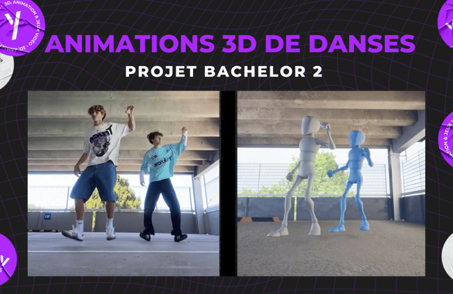 Projet 3D JV animation 3D Danse