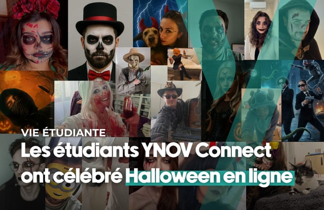 Halloween s’est invité dans les couloirs virtuels d’YNOV Connect