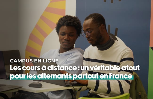 Pourquoi les cours à distance sont un vrai atout pour les alternants