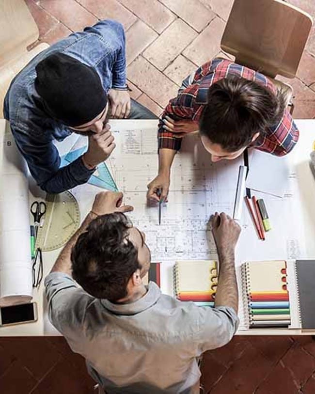 Différence entre un architecte et un architecte d'intérieur