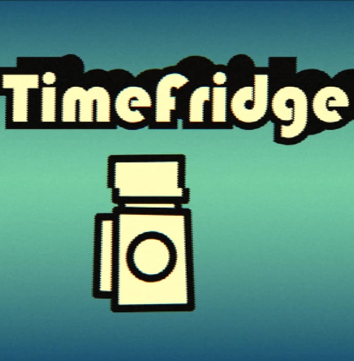 Miniature Trailer Time Fridge