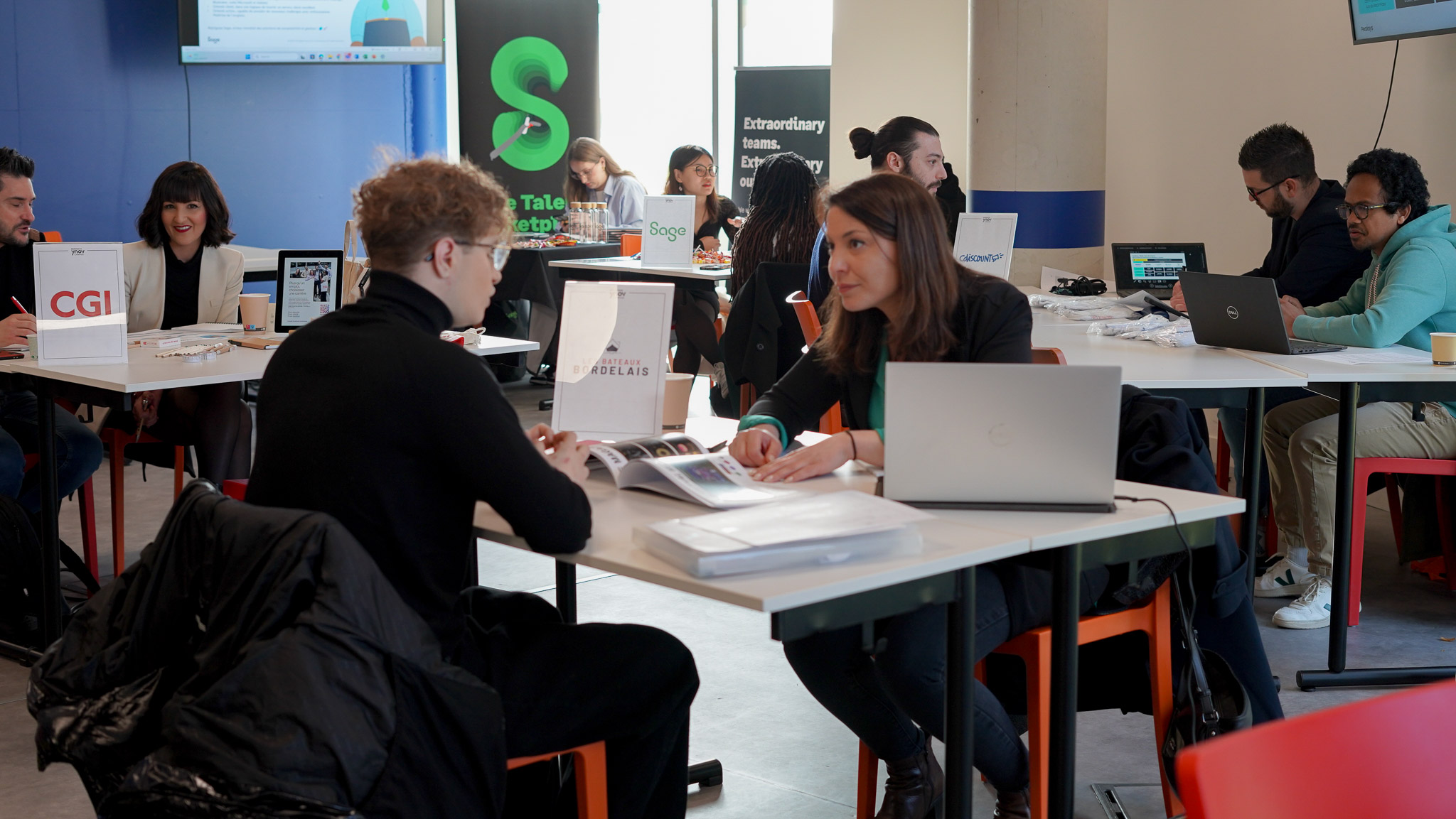 Job Dating une matinée de rencontres prometteuses sur le campus de Bordeaux Ynov ! Ynov