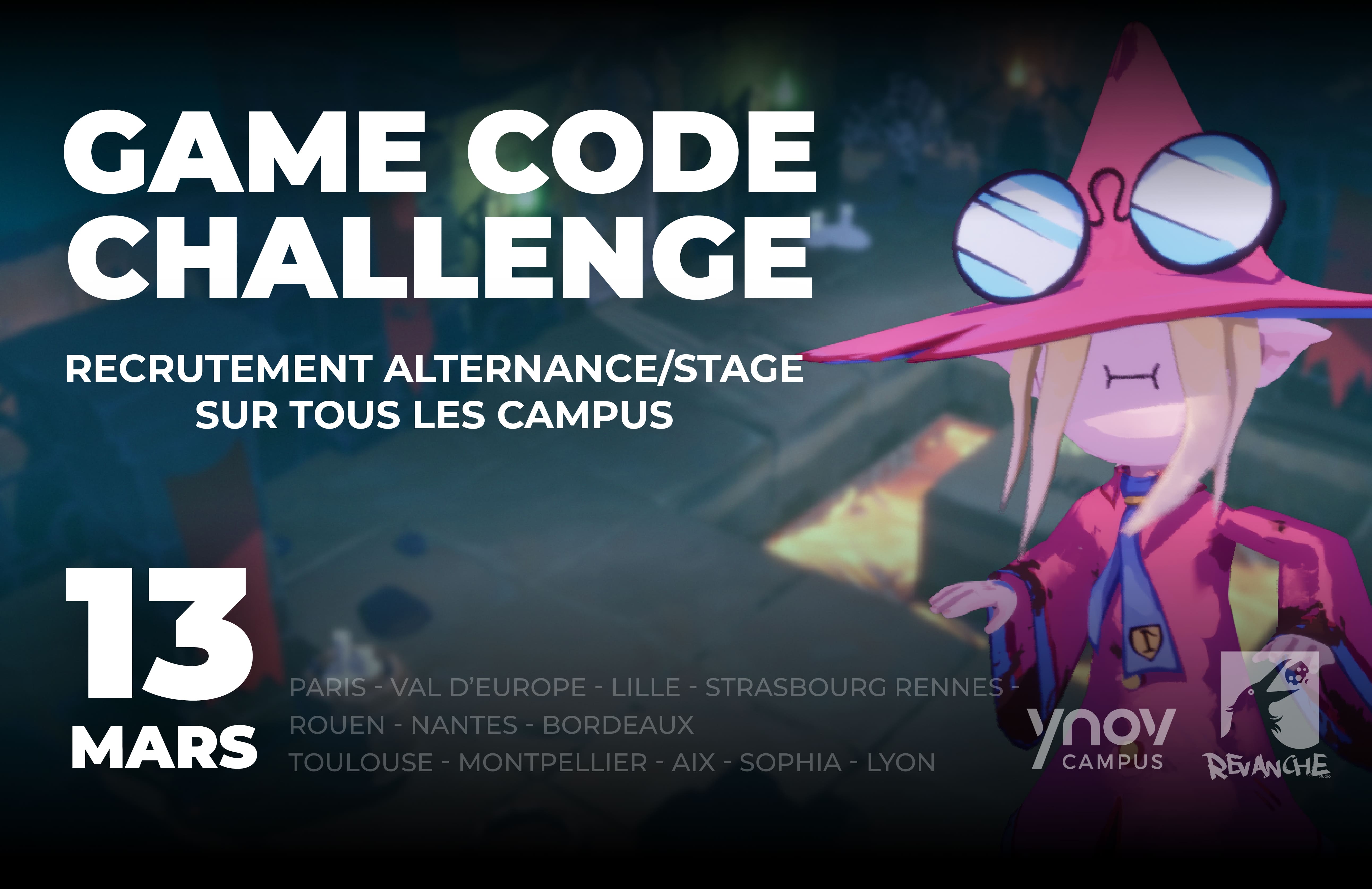 Game Code Challenge : un challenge national de… - Ynov