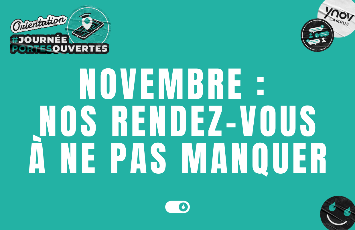 Les événements à ne pas manquer en novembre avec… - Ynov
