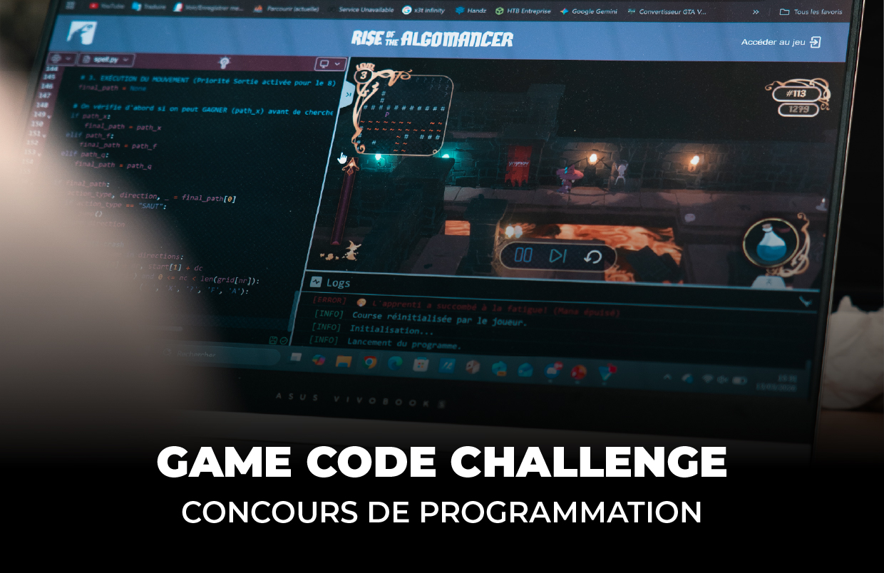 Game Code Challenge 2026 : une première édition… - Ynov